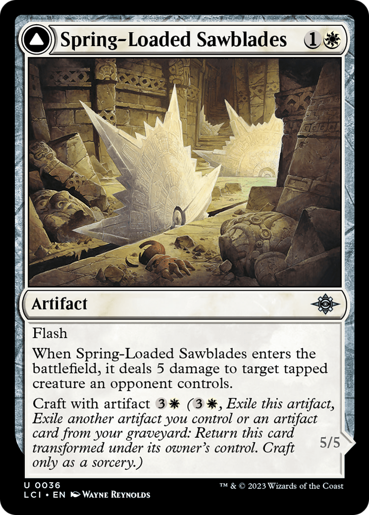 Spring-Loaded Sawblades // Bladewheel Chariot [The Lost Caverns of Ixalan] | Eastridge Sports Cards & Games