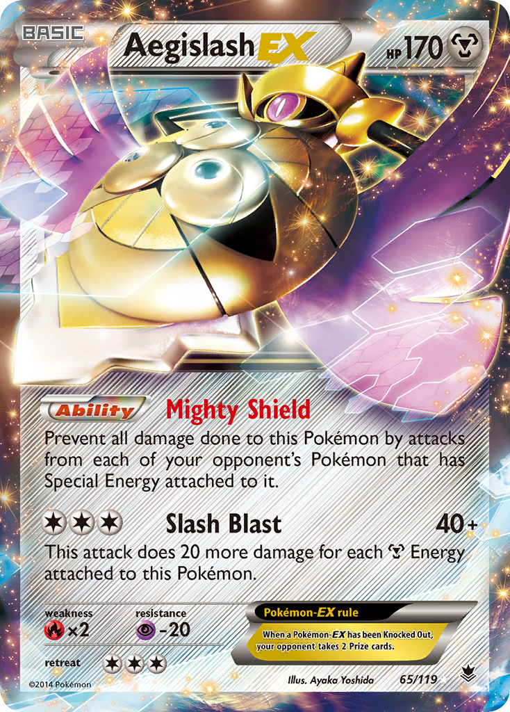 Aegislash EX (65/119) [XY: Phantom Forces] | Eastridge Sports Cards & Games