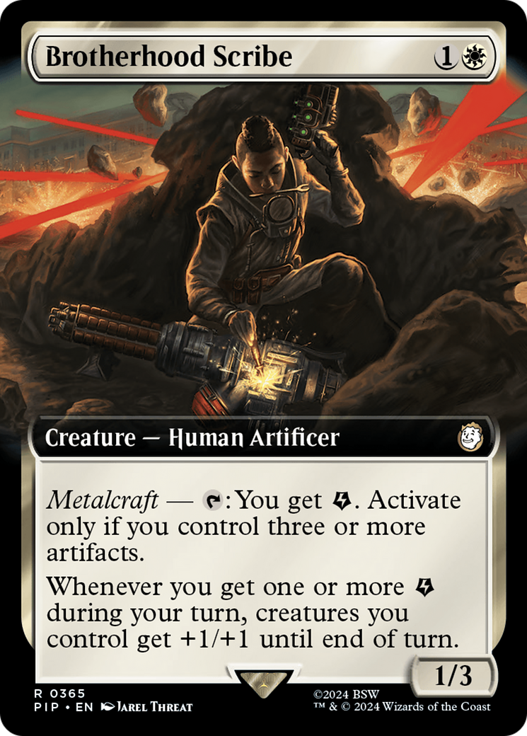 Brotherhood Scribe (Extended Art) [Fallout] | Eastridge Sports Cards & Games