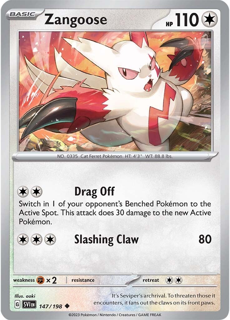 Zangoose (147/198) [Scarlet & Violet: Base Set] | Eastridge Sports Cards & Games