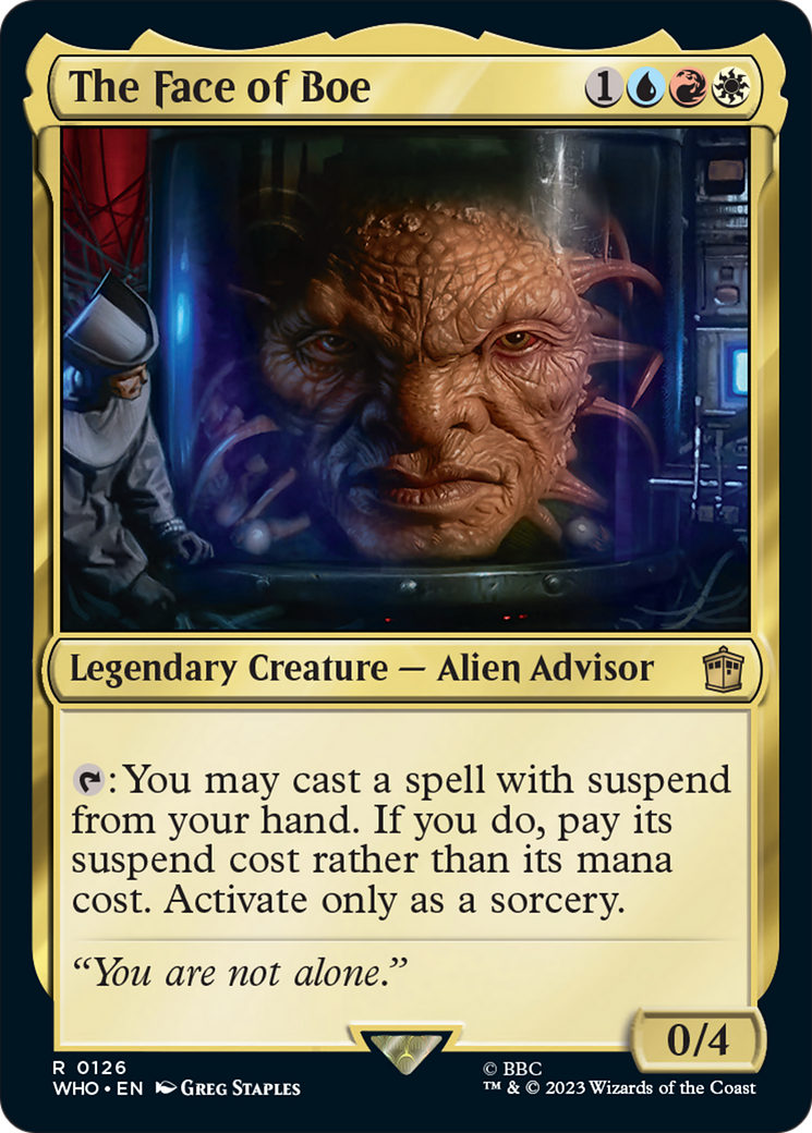 The Face of Boe [Doctor Who] | Eastridge Sports Cards & Games