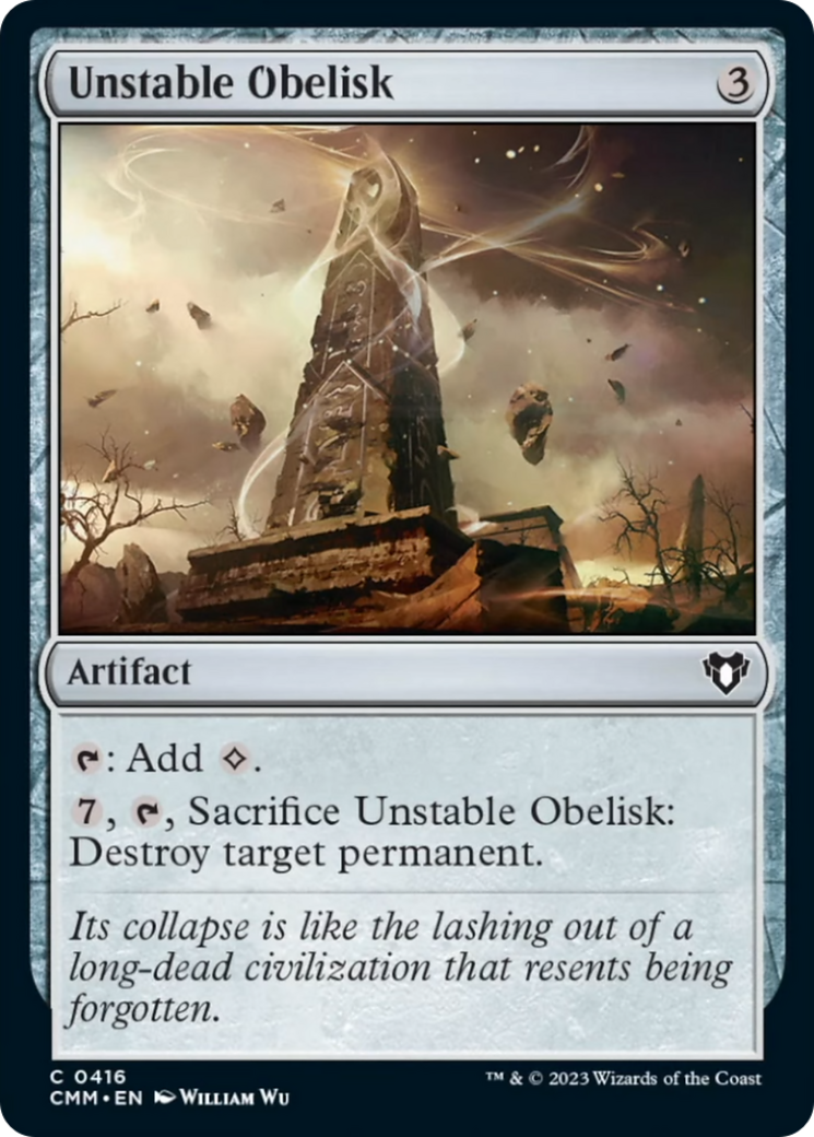 Unstable Obelisk [Commander Masters] | Eastridge Sports Cards & Games