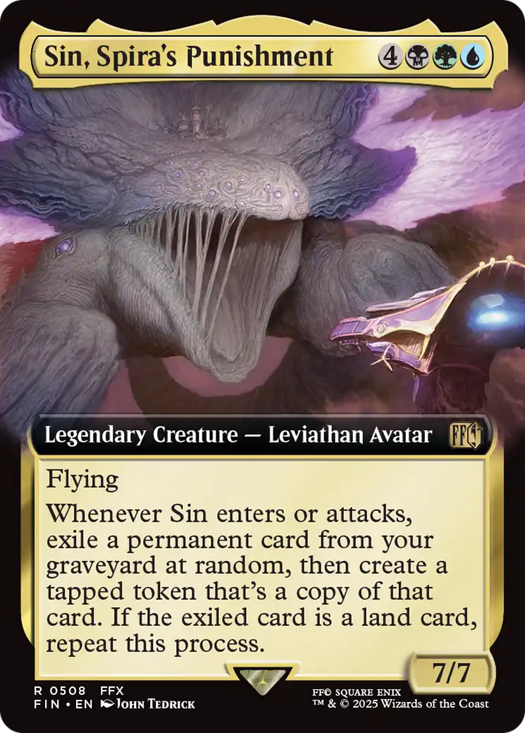 Sin, Spira's Punishment (Extended Art) [FINAL FANTASY] | Eastridge Sports Cards & Games