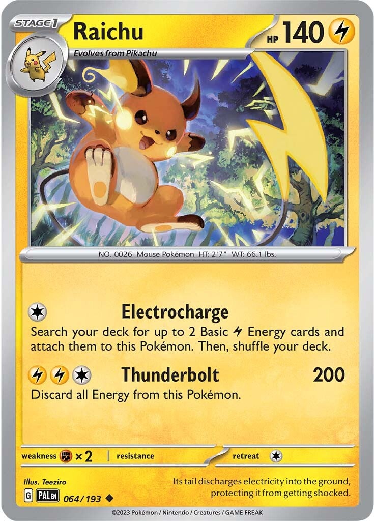 Raichu (064/193) [Scarlet & Violet: Paldea Evolved] | Eastridge Sports Cards & Games