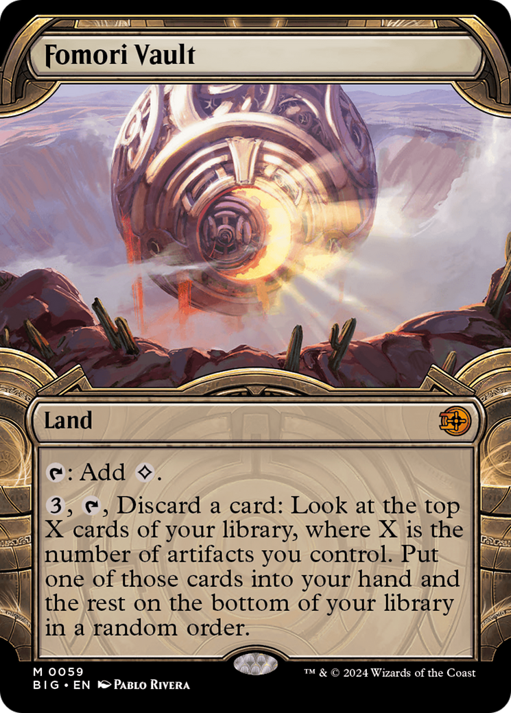 Fomori Vault (Showcase) [Outlaws of Thunder Junction: The Big Score] | Eastridge Sports Cards & Games