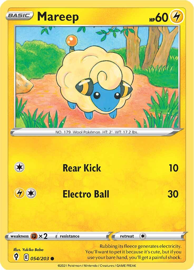 Mareep (054/203) [Sword & Shield: Evolving Skies] | Eastridge Sports Cards & Games