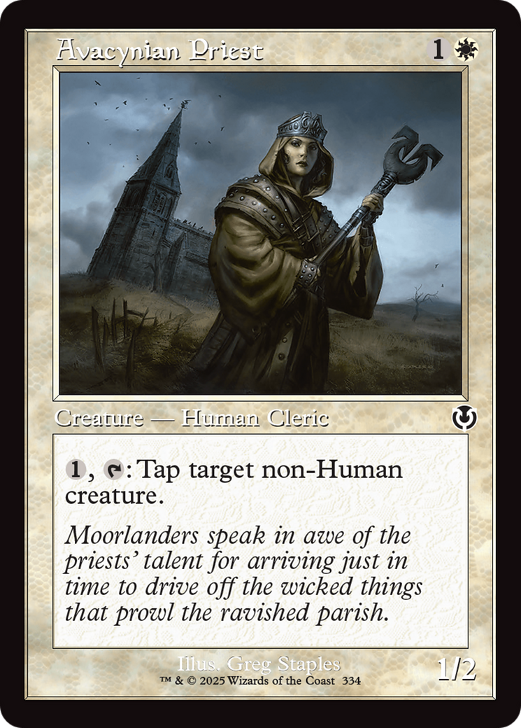 Avacynian Priest (Retro Frame) [Innistrad Remastered] | Eastridge Sports Cards & Games