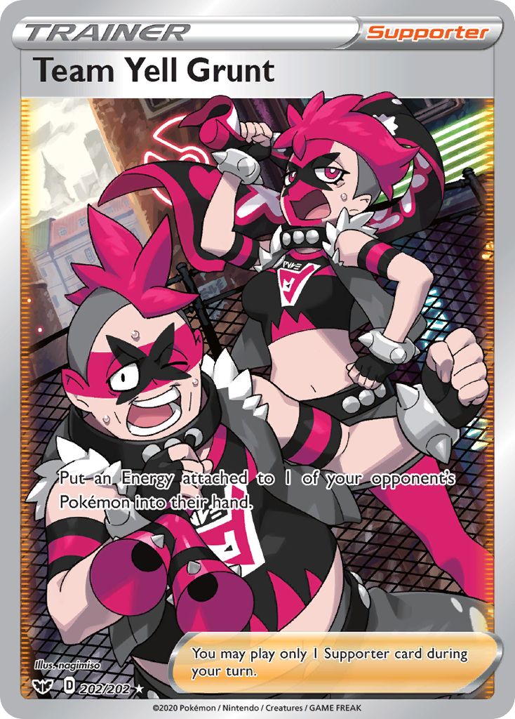 Team Yell Grunt (202/202) [Sword & Shield: Base Set] | Eastridge Sports Cards & Games