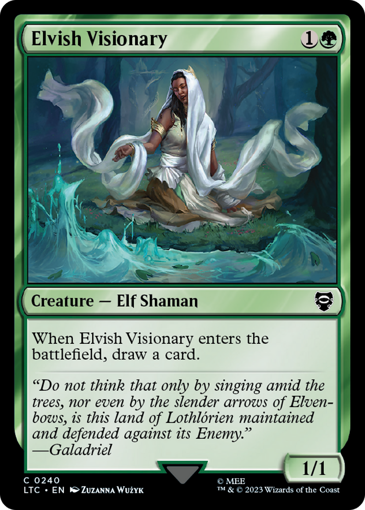 Elvish Visionary [The Lord of the Rings: Tales of Middle-Earth Commander] | Eastridge Sports Cards & Games