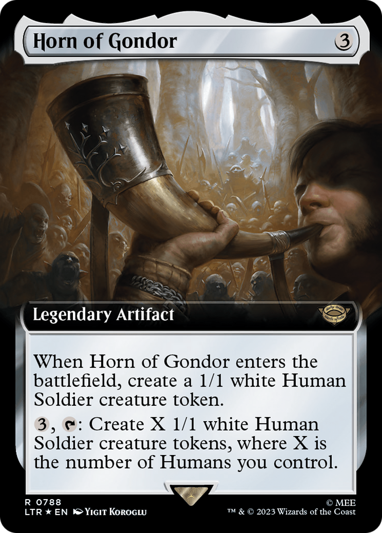 Horn of Gondor (Extended Art) (Surge Foil) [The Lord of the Rings: Tales of Middle-Earth] | Eastridge Sports Cards & Games