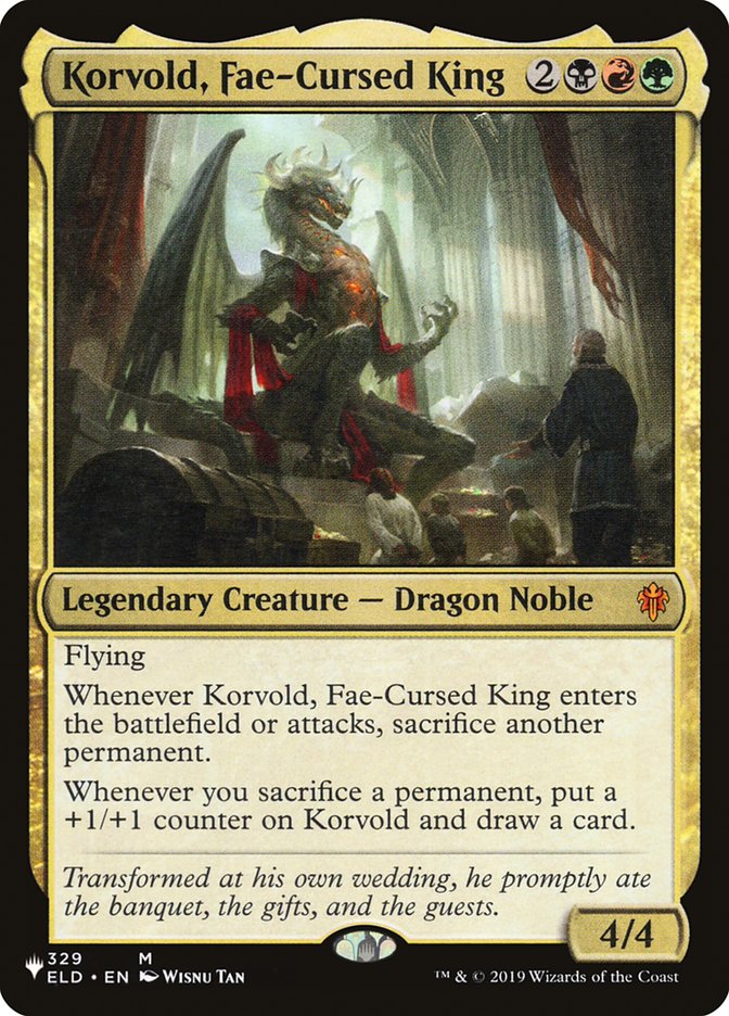 Korvold, Fae-Cursed King [The List] | Eastridge Sports Cards & Games