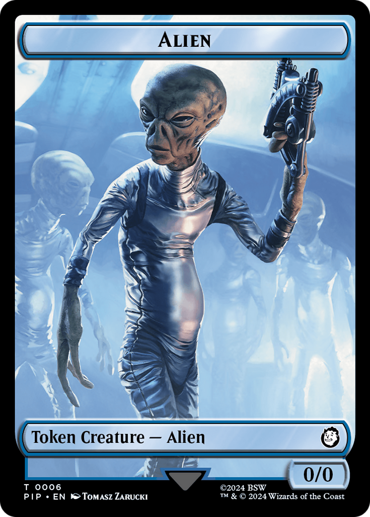 Food (0014) // Alien Double-Sided Token [Fallout Tokens] | Eastridge Sports Cards & Games