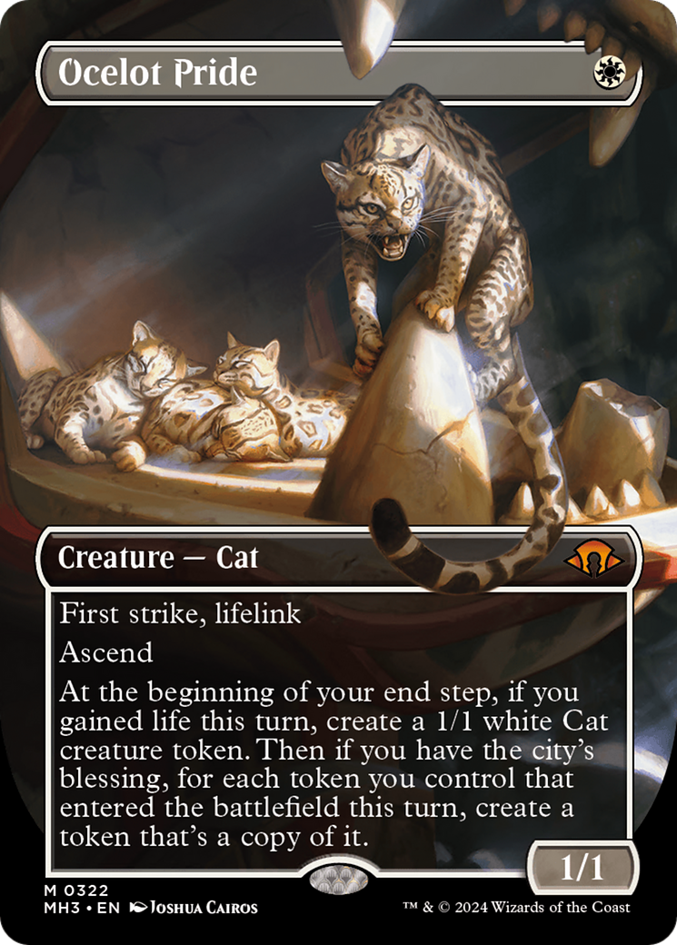 Ocelot Pride (Borderless) [Modern Horizons 3] | Eastridge Sports Cards & Games