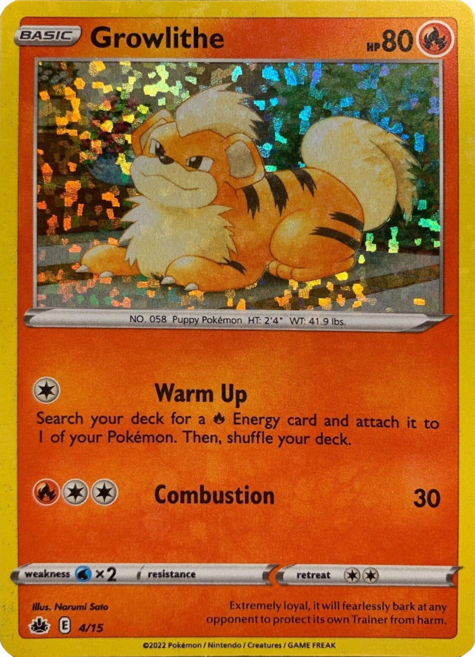 Growlithe (4/15) [McDonald's Promos: Match Battle] | Eastridge Sports Cards & Games