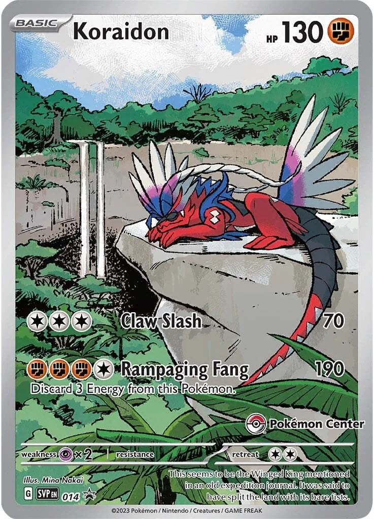 Koraidon (124/198) (Pokemon Center Exclusive) [Scarlet & Violet: Black Star Promos] | Eastridge Sports Cards & Games