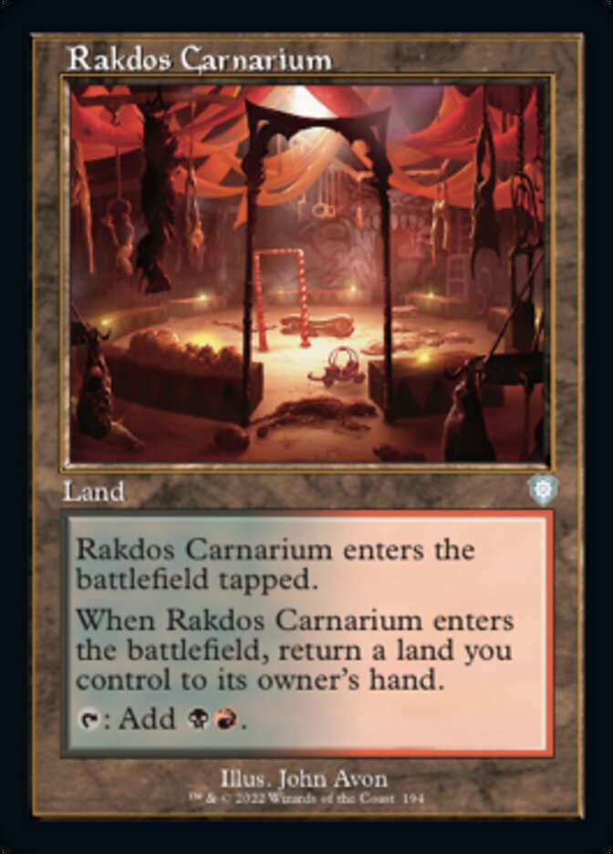 Rakdos Carnarium (Retro) [The Brothers' War Commander] | Eastridge Sports Cards & Games