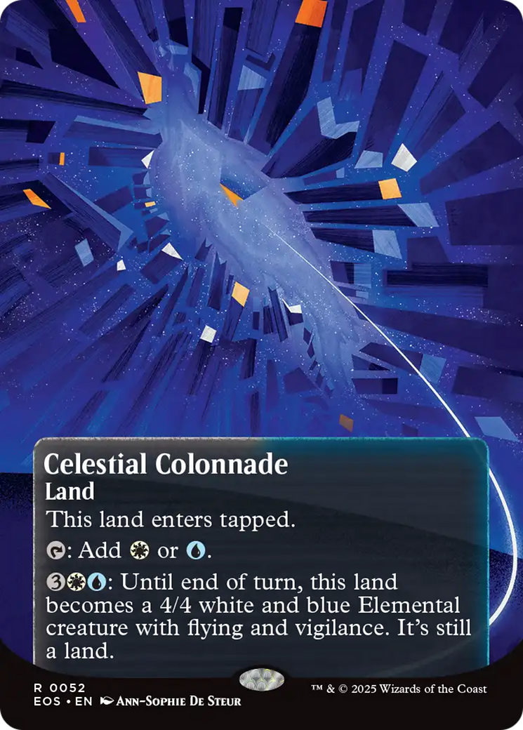 Celestial Colonnade (0052) (Borderless) [Edge of Eternities: Stellar Sights] | Eastridge Sports Cards & Games