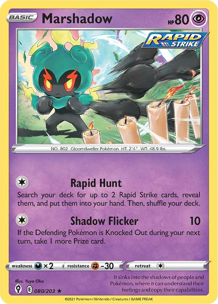 Marshadow (080/203) [Sword & Shield: Evolving Skies] | Eastridge Sports Cards & Games