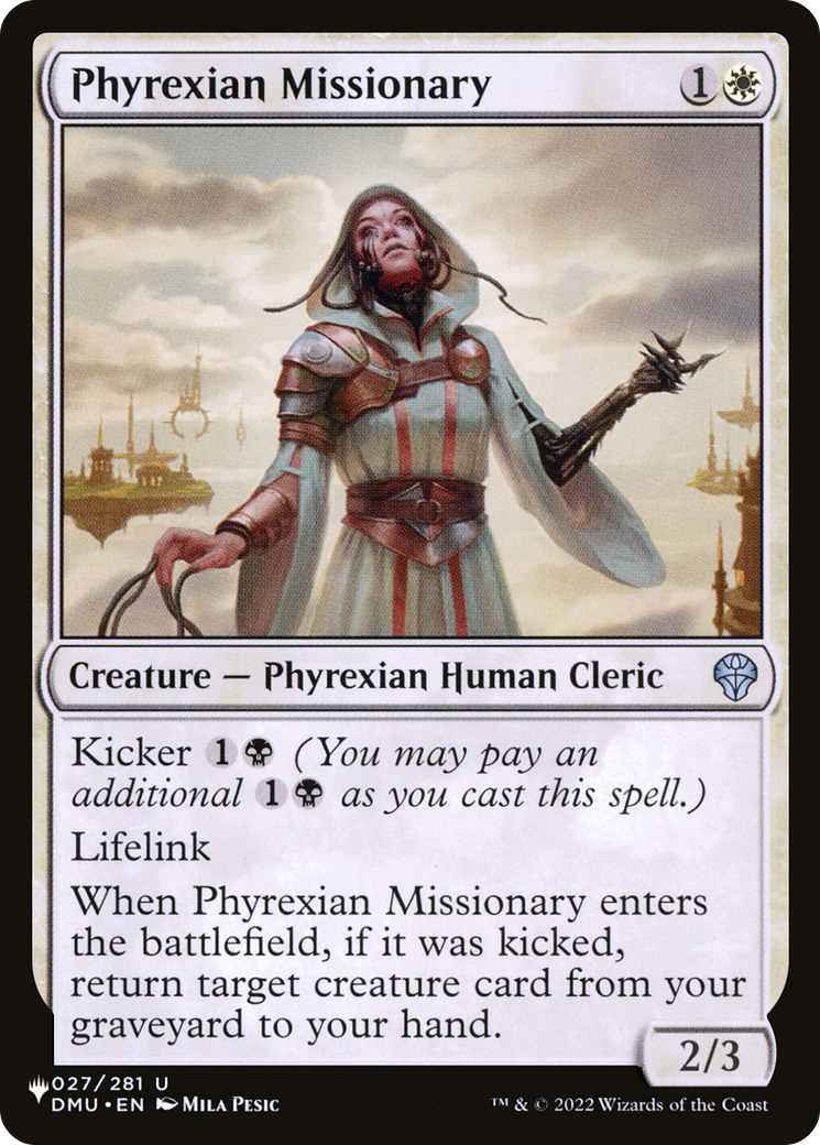 Phyrexian Missionary [The List] | Eastridge Sports Cards & Games