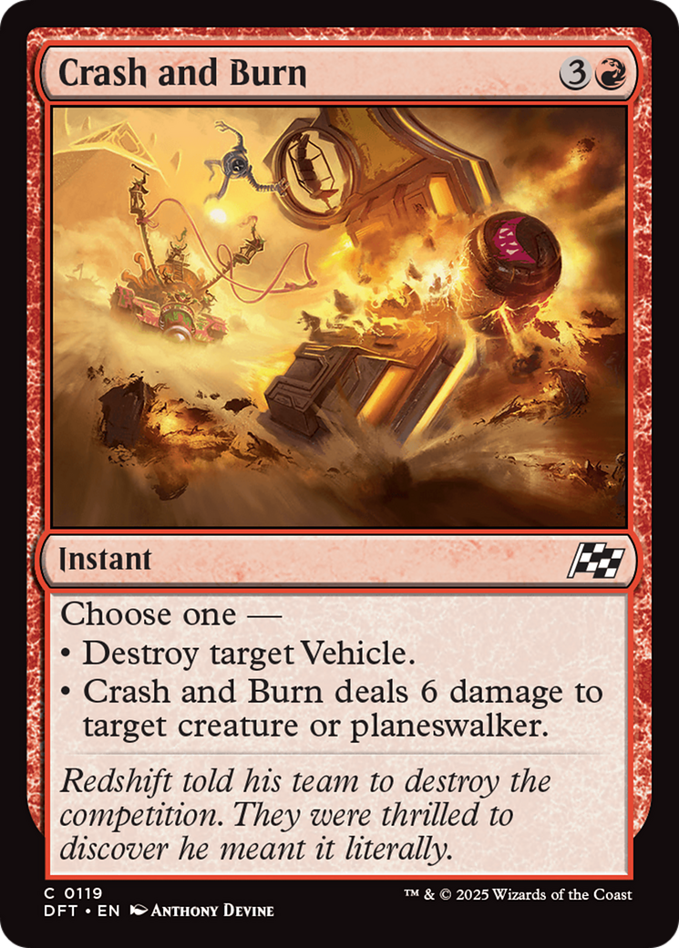 Crash and Burn [Aetherdrift] | Eastridge Sports Cards & Games