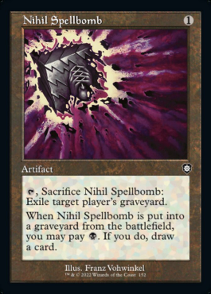 Nihil Spellbomb (Retro) [The Brothers' War Commander] | Eastridge Sports Cards & Games