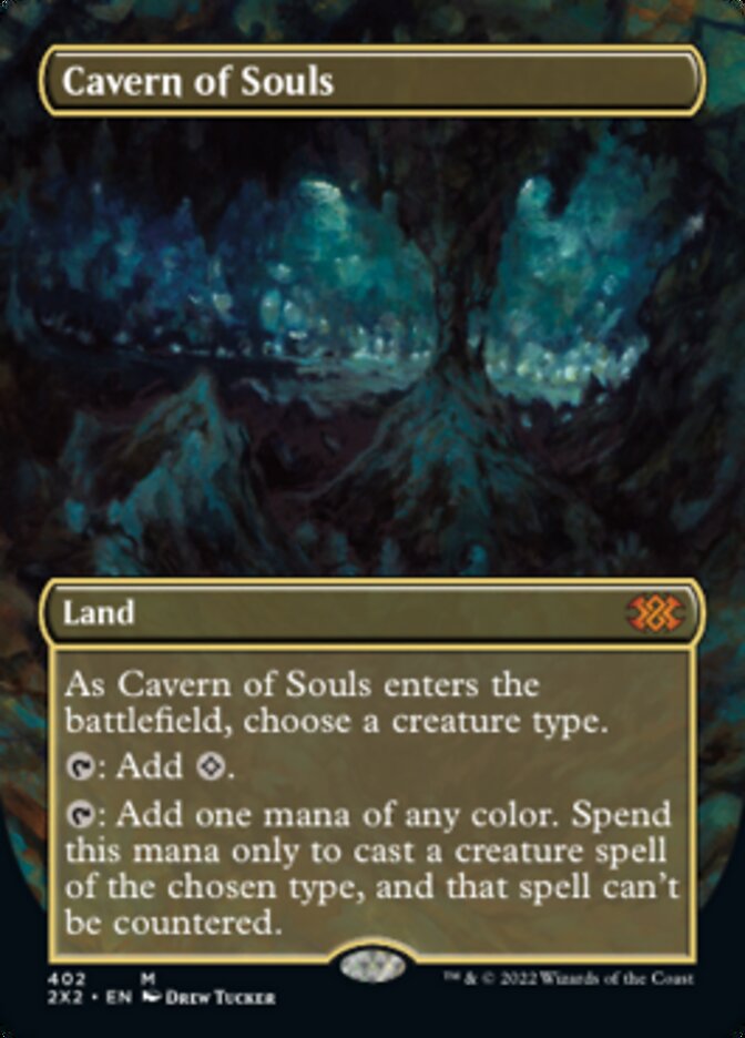 Cavern of Souls (Borderless Alternate Art) [Double Masters 2022] | Eastridge Sports Cards & Games