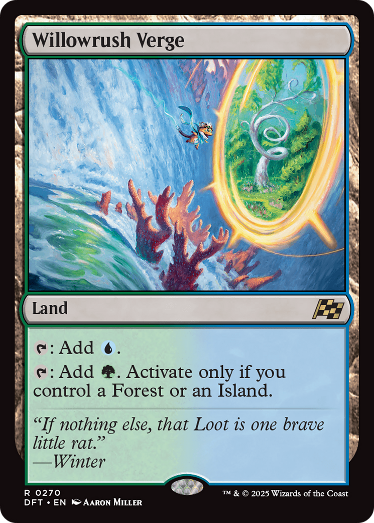 Willowrush Verge [Aetherdrift] | Eastridge Sports Cards & Games