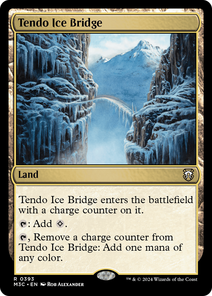 Tendo Ice Bridge (Ripple Foil) [Modern Horizons 3 Commander] | Eastridge Sports Cards & Games