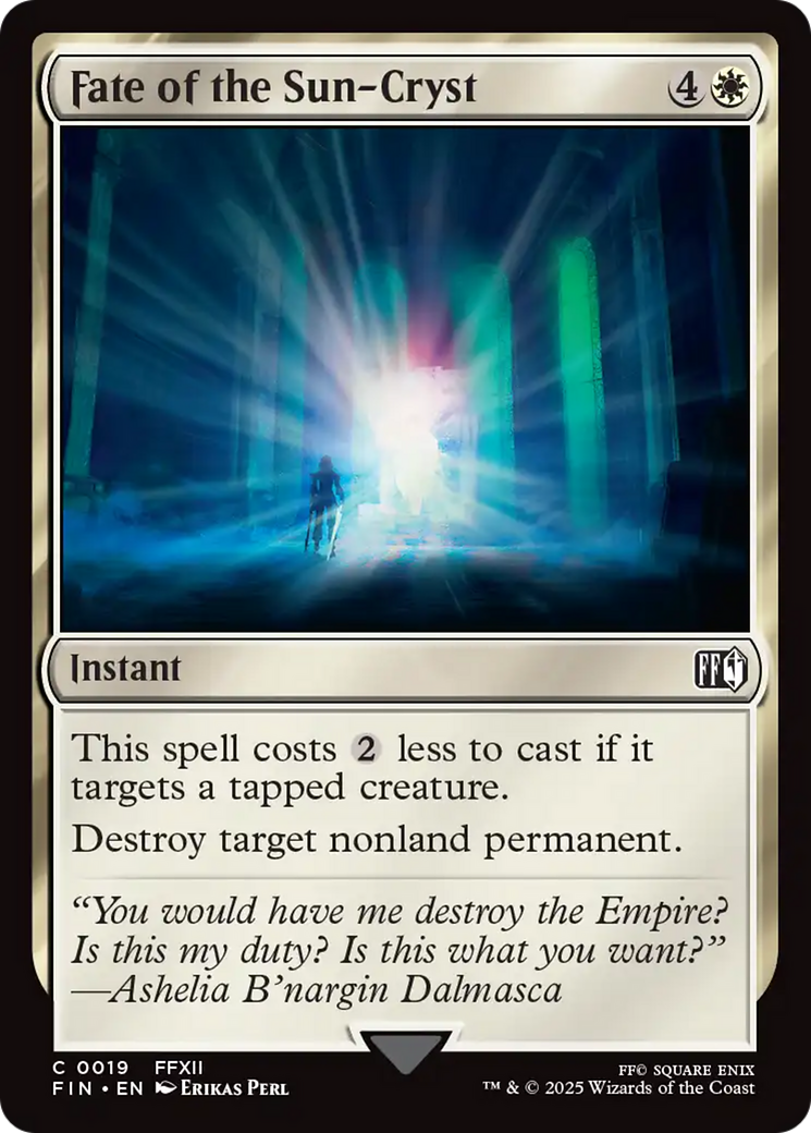 Fate of the Sun-Cryst [FINAL FANTASY] | Eastridge Sports Cards & Games