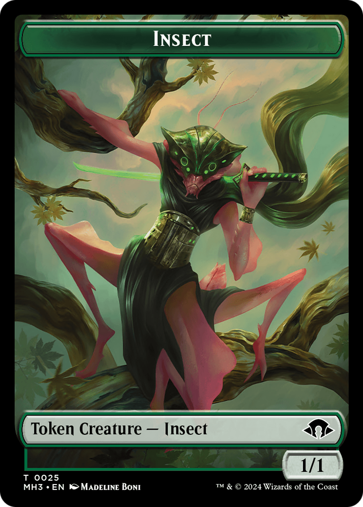 Insect Token (0025) [Modern Horizons 3 Tokens] | Eastridge Sports Cards & Games