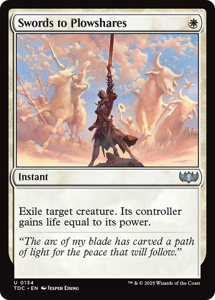Swords to Plowshares [Tarkir: Dragonstorm Commander] | Eastridge Sports Cards & Games