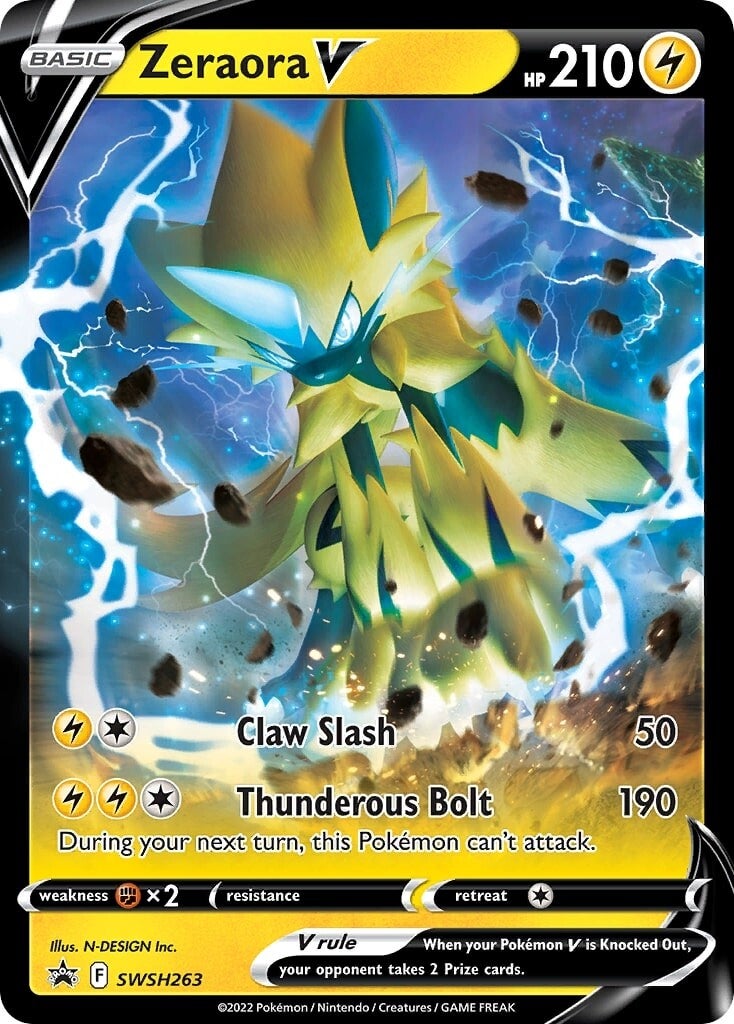 Zeraora V (SWSH263) [Sword & Shield: Black Star Promos] | Eastridge Sports Cards & Games