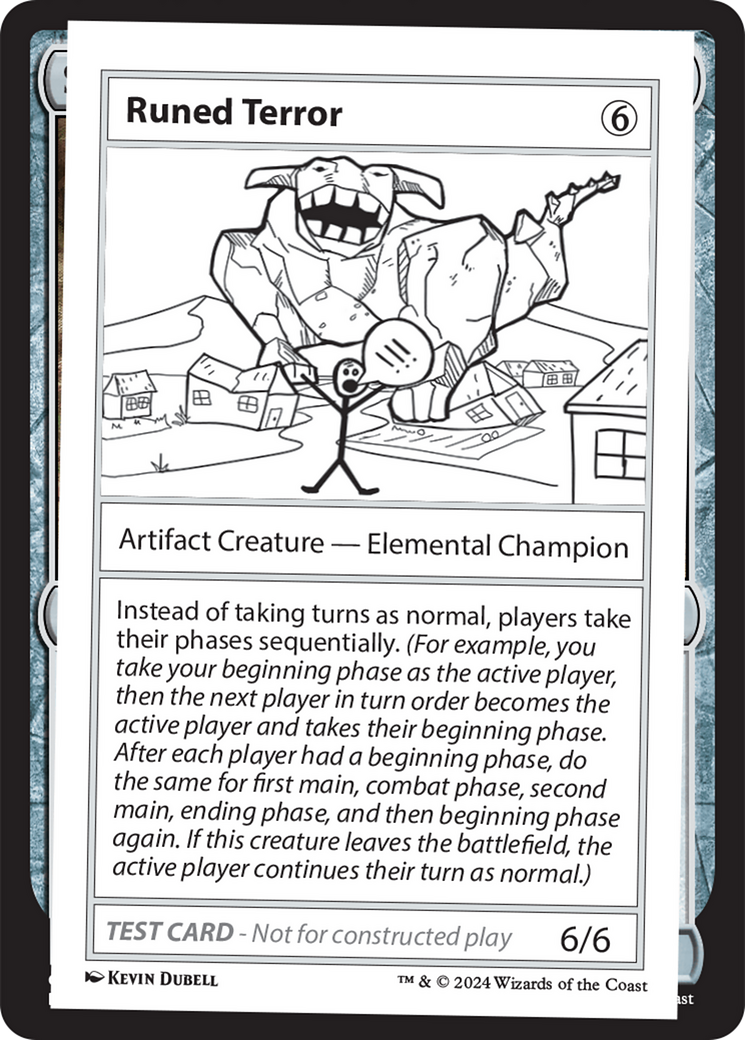 Runed Terror [Mystery Booster 2 Playtest Cards] | Eastridge Sports Cards & Games