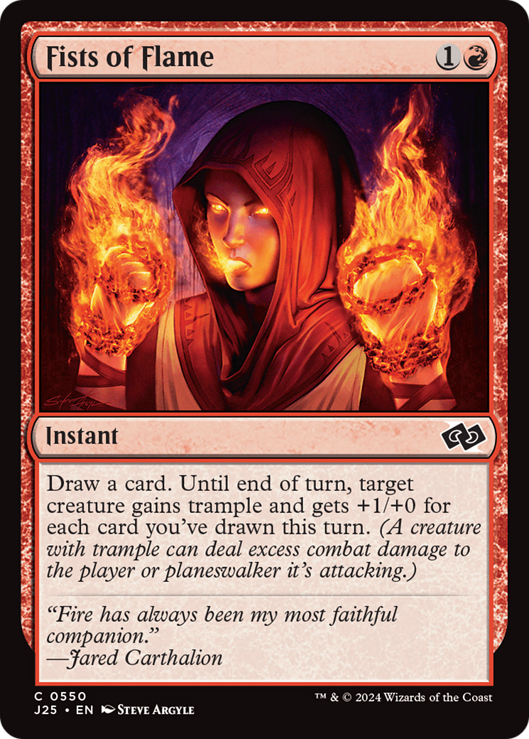 Fists of Flame [Foundations Jumpstart] | Eastridge Sports Cards & Games