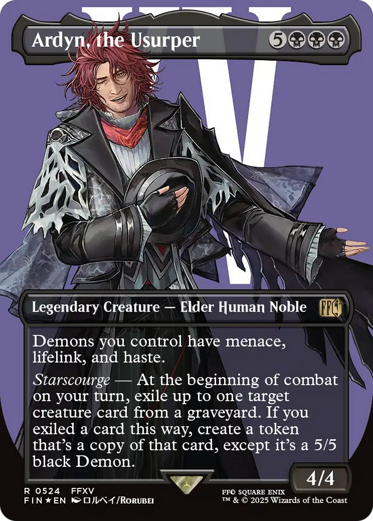 Ardyn, the Usurper (Borderless) (Surge Foil) [FINAL FANTASY] | Eastridge Sports Cards & Games