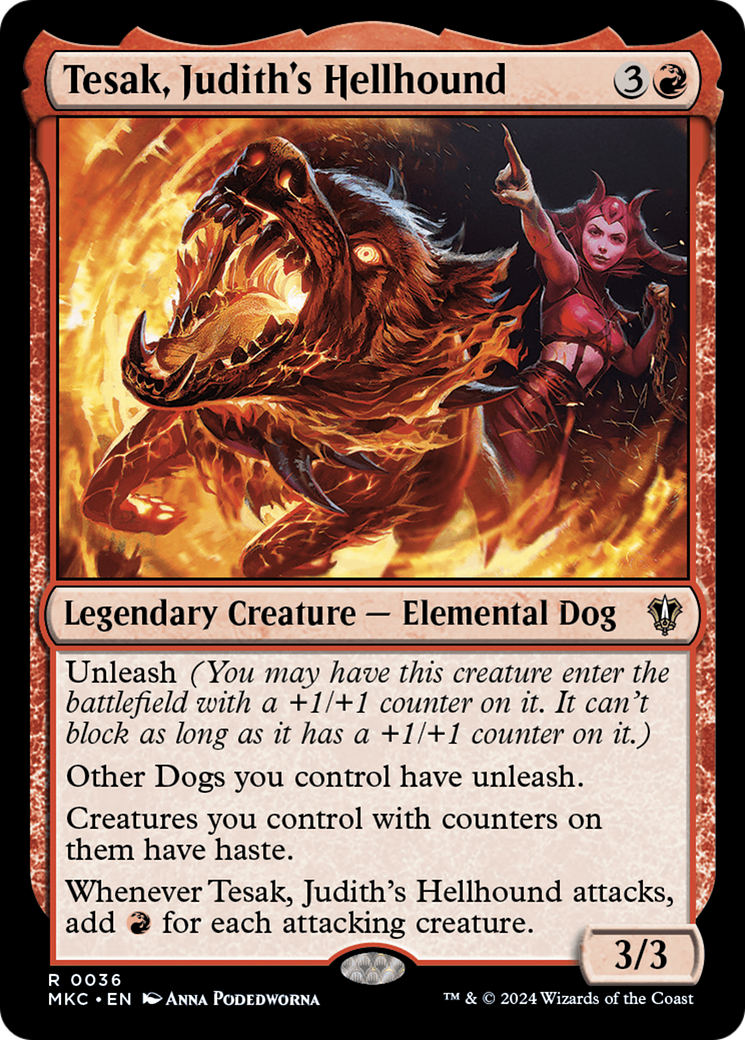 Tesak, Judith's Hellhound [Murders at Karlov Manor Commander] | Eastridge Sports Cards & Games