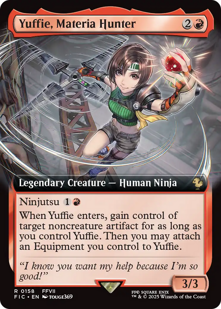 Yuffie, Materia Hunter (Extended Art) [FINAL FANTASY Commander] | Eastridge Sports Cards & Games