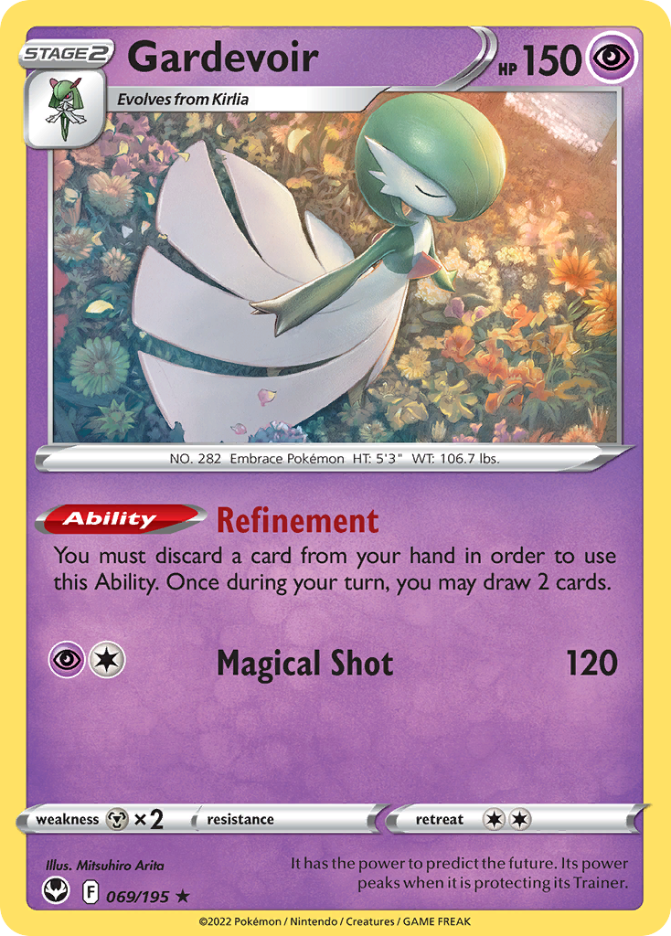 Gardevoir (069/195) (Theme Deck Exclusive) [Sword & Shield: Silver Tempest] | Eastridge Sports Cards & Games