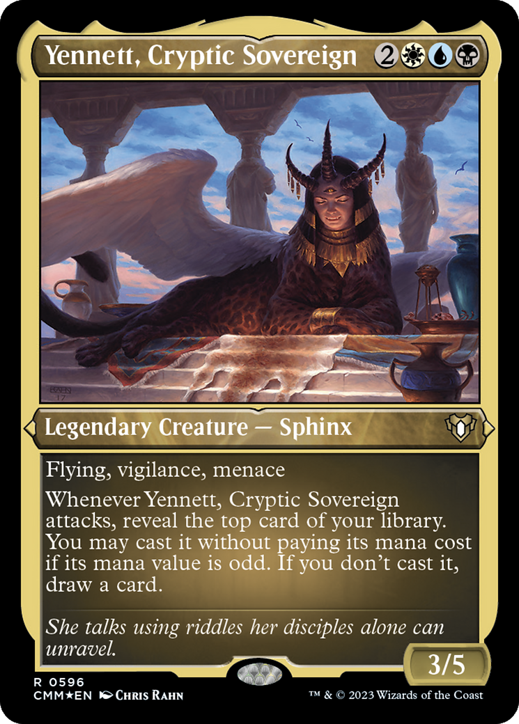 Yennett, Cryptic Sovereign (Foil Etched) [Commander Masters] | Eastridge Sports Cards & Games