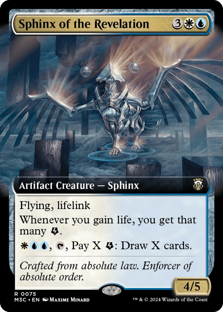 Sphinx of the Revelation (Extended Art) (Ripple Foil) [Modern Horizons 3 Commander] | Eastridge Sports Cards & Games