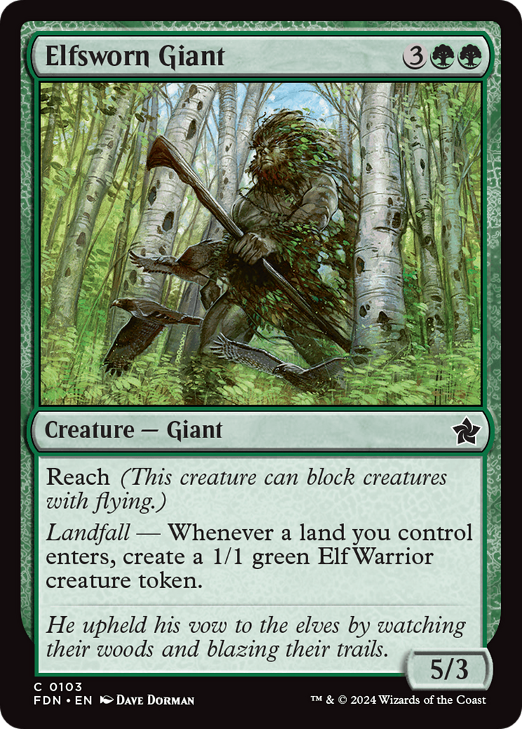 Elfsworn Giant [Foundations] | Eastridge Sports Cards & Games