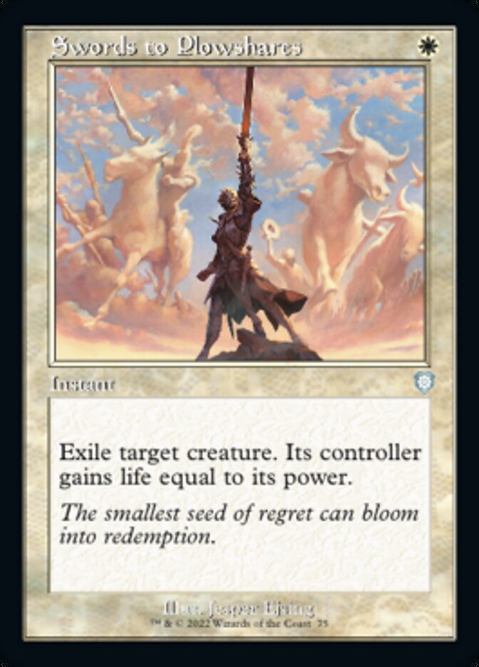 Swords to Plowshares (Retro) [The Brothers' War Commander] | Eastridge Sports Cards & Games