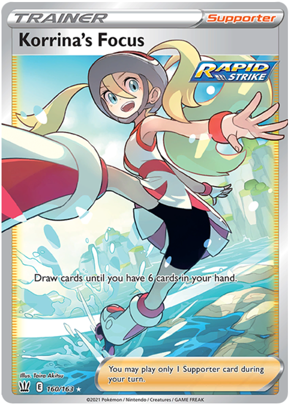 Korrina's Focus (160/163) [Sword & Shield: Battle Styles] | Eastridge Sports Cards & Games