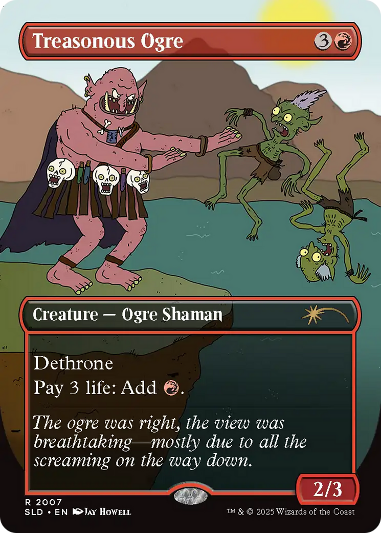 Treasonous Ogre (Rainbow Foil) [Secret Lair Drop Series] | Eastridge Sports Cards & Games