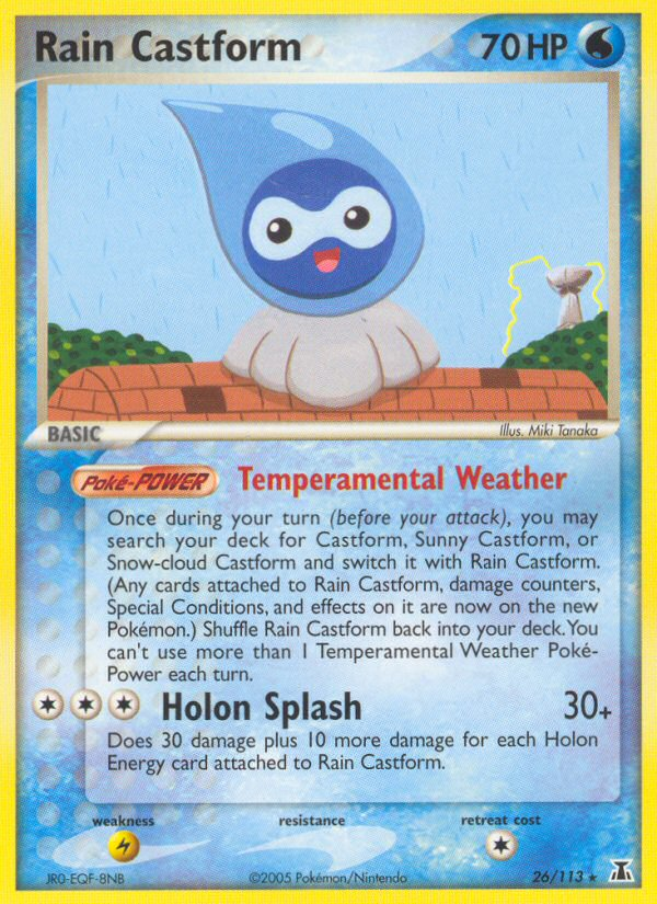 Rain Castform (26/113) [EX: Delta Species] | Eastridge Sports Cards & Games