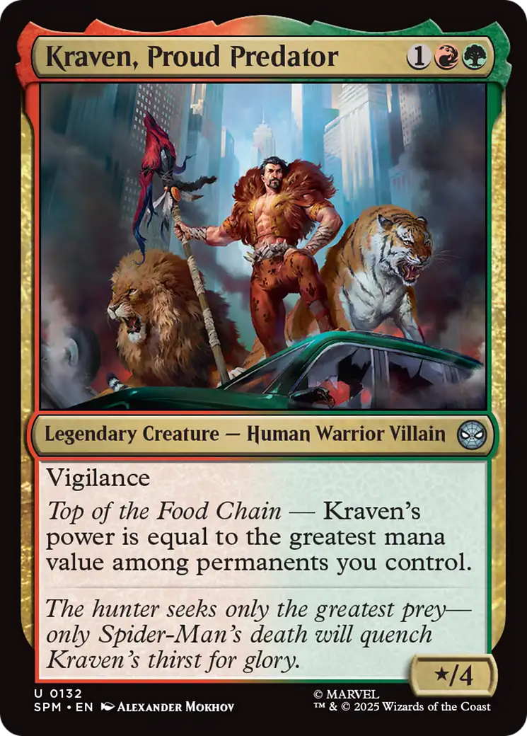 Kraven, Proud Predator [Marvel's Spider-Man] | Eastridge Sports Cards & Games