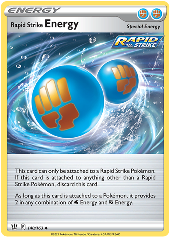 Rapid Strike Energy (140/163) [Sword & Shield: Battle Styles] | Eastridge Sports Cards & Games