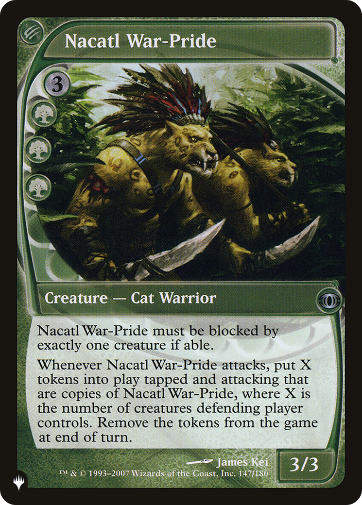 Nacatl War-Pride [The List] | Eastridge Sports Cards & Games