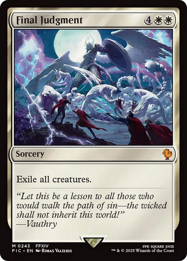 Final Judgment [FINAL FANTASY Commander] | Eastridge Sports Cards & Games