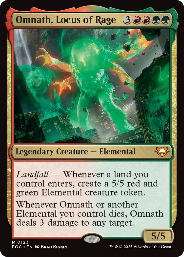 Omnath, Locus of Rage [Edge of Eternities Commander] | Eastridge Sports Cards & Games